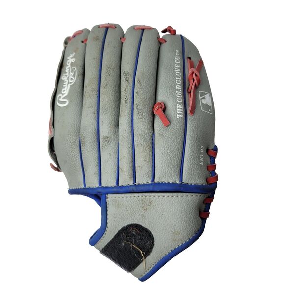 Rawlings Glove Players Series 11 1/2” Baseball WPL115GS Red Blue Grey Lefty R401 - Picture 1 of 15